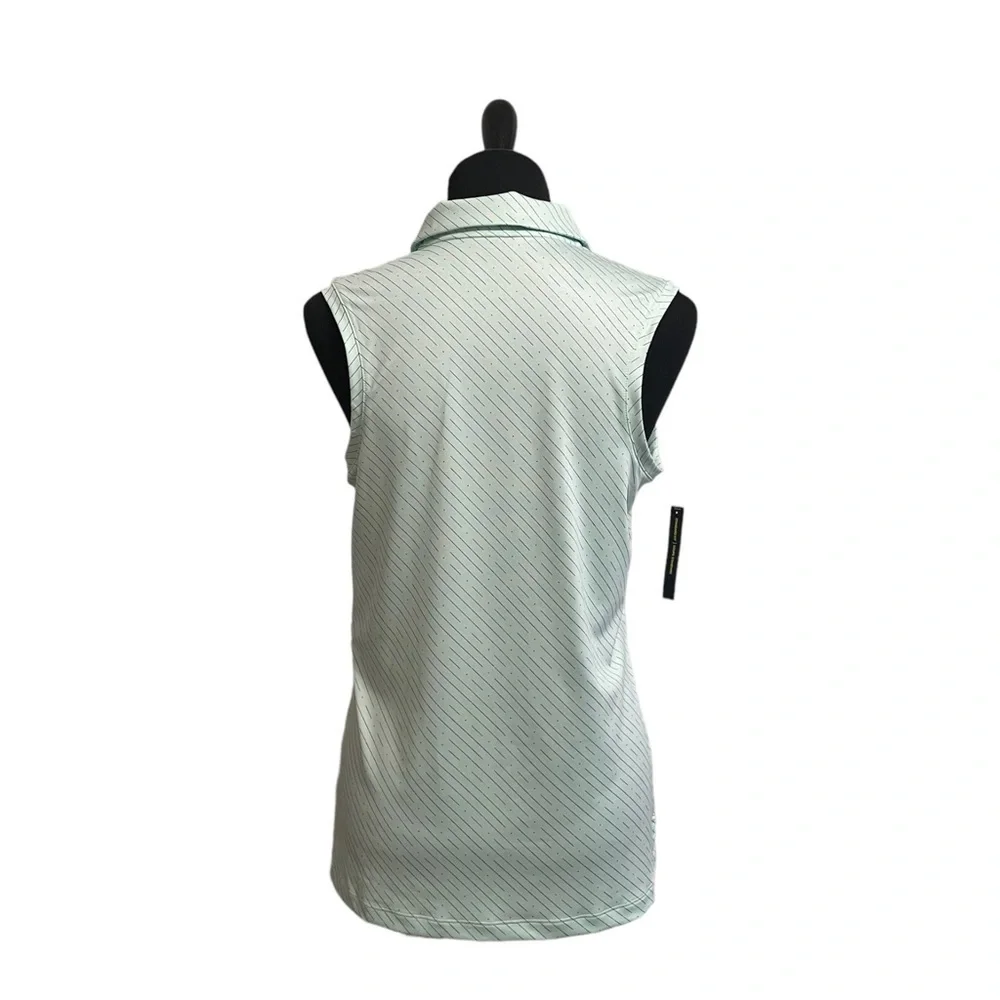 NWT Nike Stripe Block Polo Aqua (M)